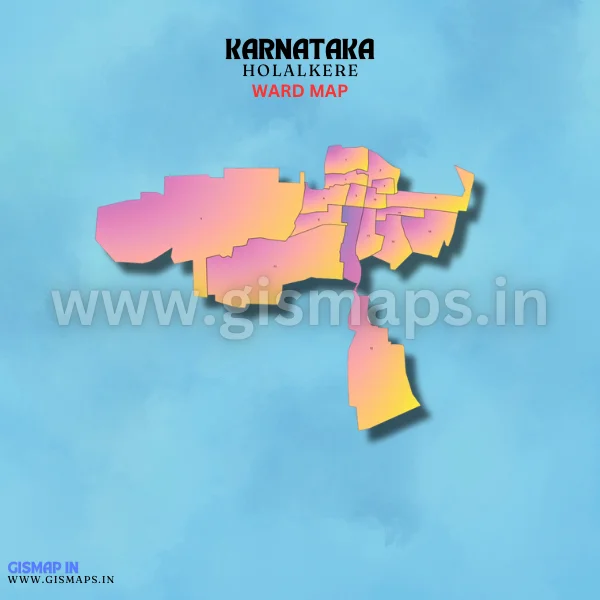 Holalkere Ward Map (Karnataka)